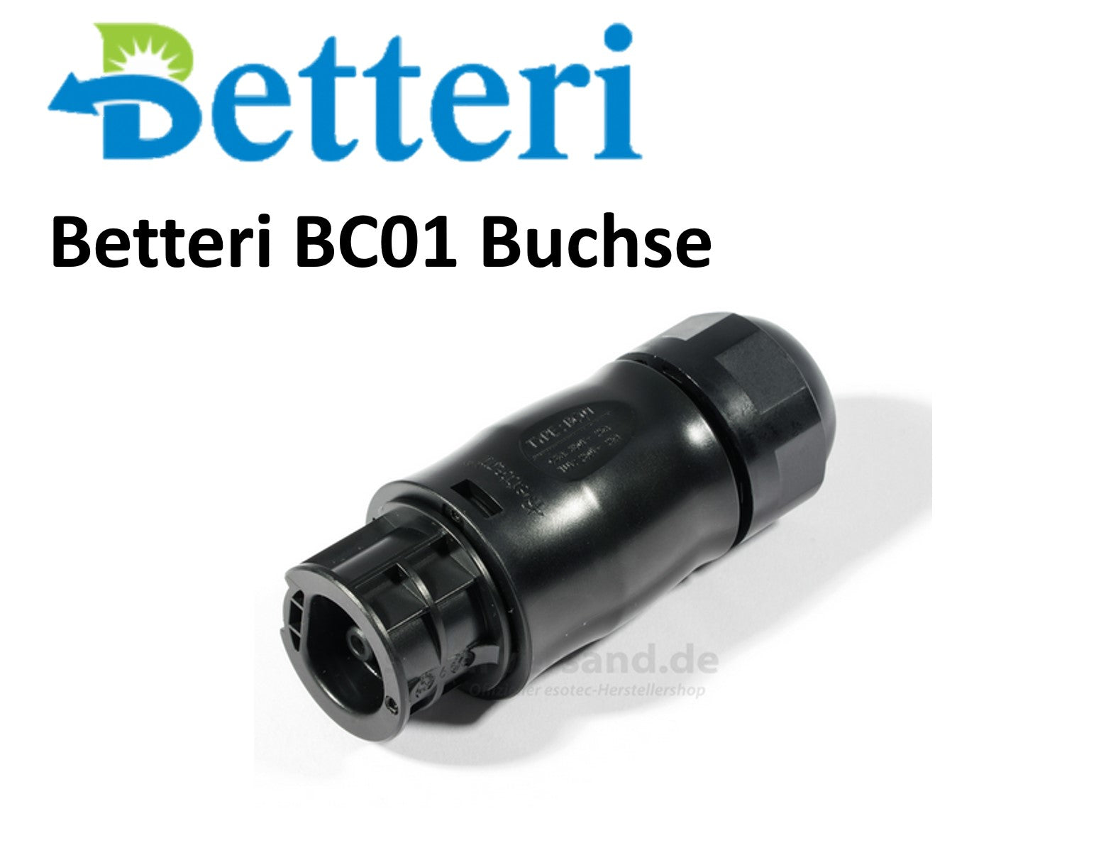 Betteri BC01 Buchse + Endkappe