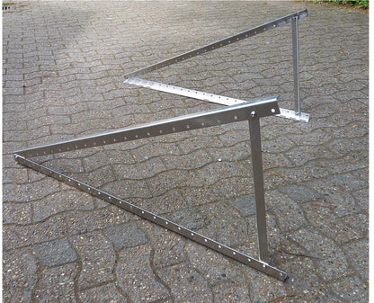 Halterung Solarmodul bis 118cm, Flachdach, Alu, Set für 1 Modul