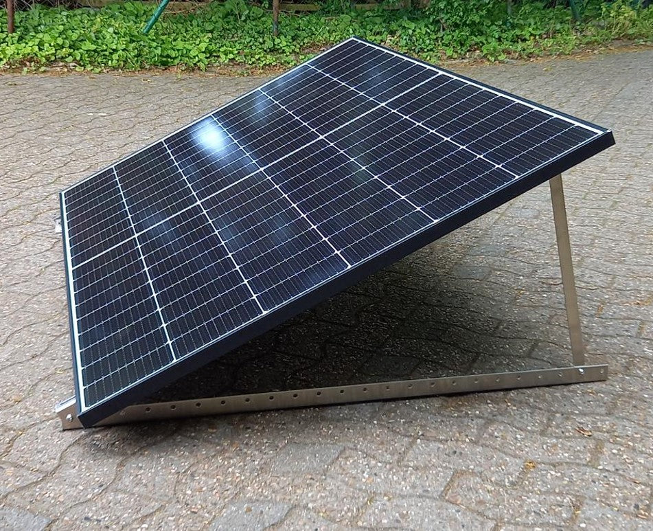 Halterung Solarmodul bis 118cm, Flachdach, Alu, Set für 1 Modul