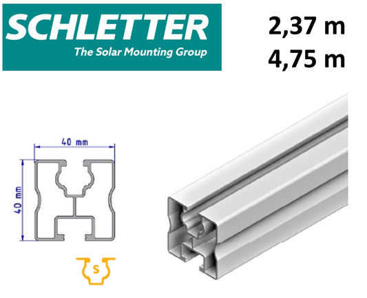 Schletter Solo - Modultrageprofil Montageprofil