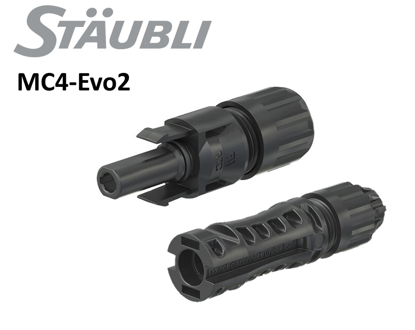 Stäubli MC4 Evo2 Set Stecker + Buchse, 4-6mm²